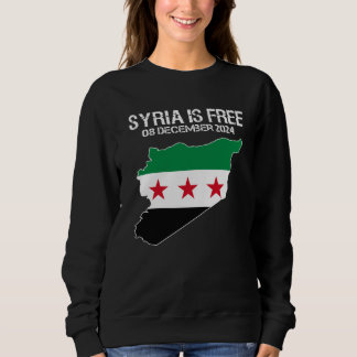 Syrien ist frei von syrischer Flagge und Syrien Sweatshirt