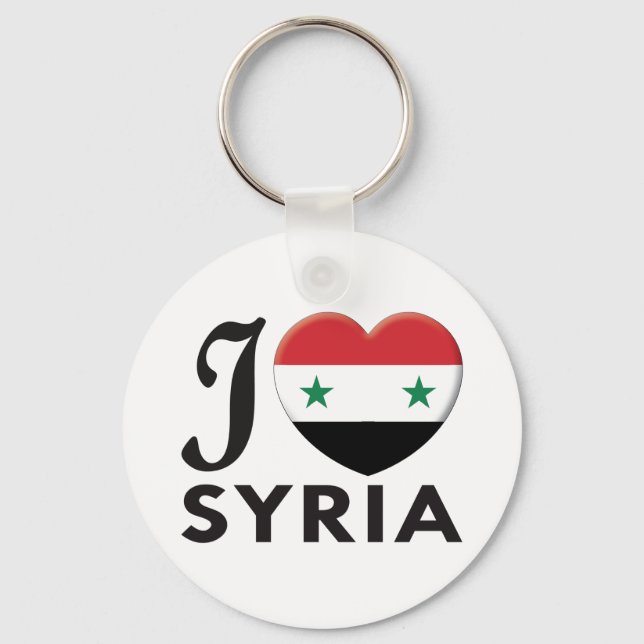 Syrien-Liebe Schlüsselanhänger (Vorderseite)