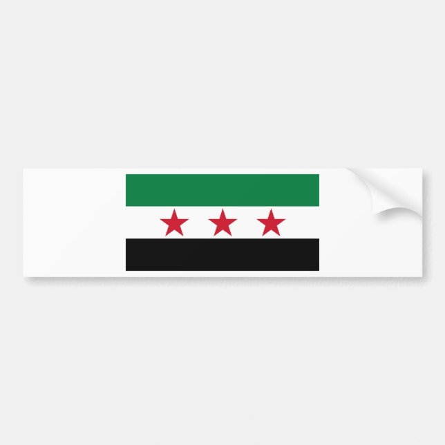 Syrien-Opposition Autoaufkleber (Vorne)