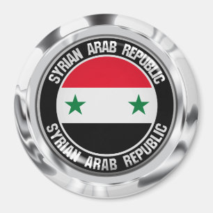 Syrien-Runde Magnet