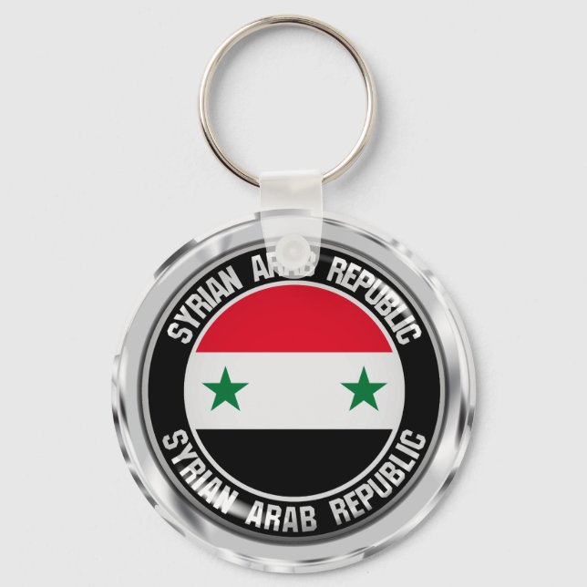 Syrien-Runde Schlüsselanhänger (Vorderseite)