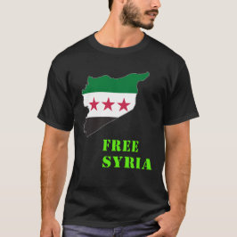 Syrien, Syrisch, Freie Syria-Flagge. T-Shirt