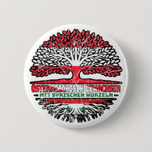 Syrien Syrisch Österreichisch Baum Button
