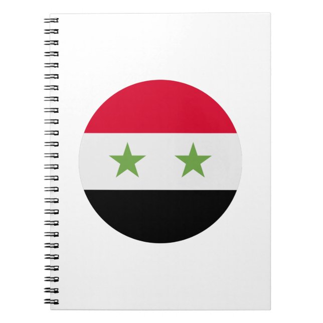 Syrienflagge Notizblock (Vorderseite)