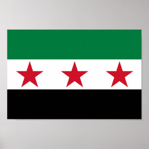 Syrienflagge Poster