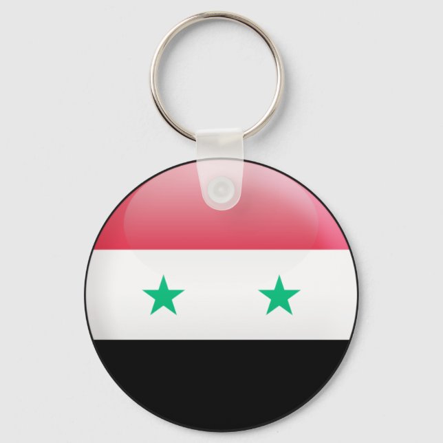 Syrienflagge Schlüsselanhänger (Vorderseite)