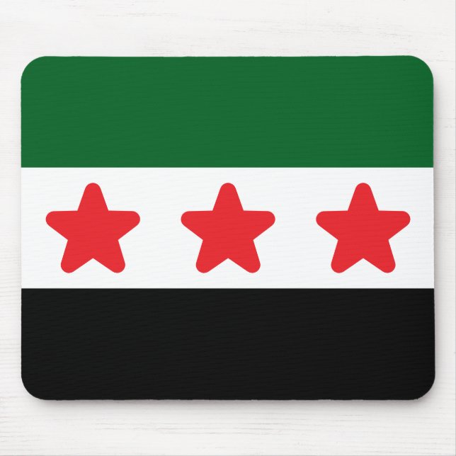 Syrienflaggenmaus Mousepad (Vorne)