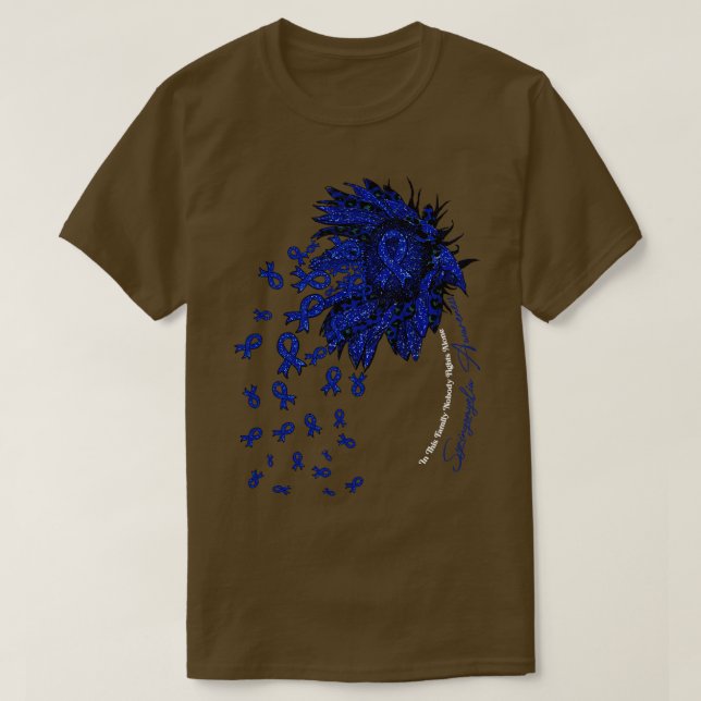 Syringomyelia Bewusstsein Sonnenblume Niemand kämp T-Shirt (Design vorne)
