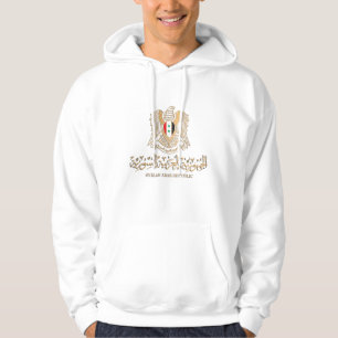SYRISCHE FLAGE AUF SYRISCHE EMBLEM ش ع ا ر س HOODIE
