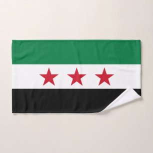 Syrische Flagge Badhandtuch Set