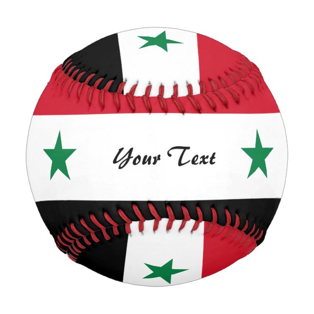 syrische Flagge Baseball (Vorderseite)