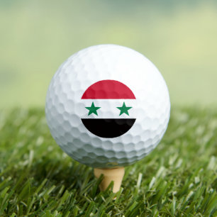 Syrische Flagge, Flagge Syriens Golfball