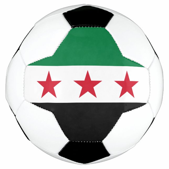 Syrische Flagge Fußball (Vorderseite)