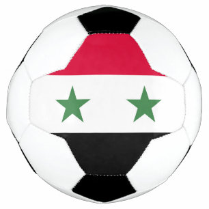 Syrische Flagge Fußball