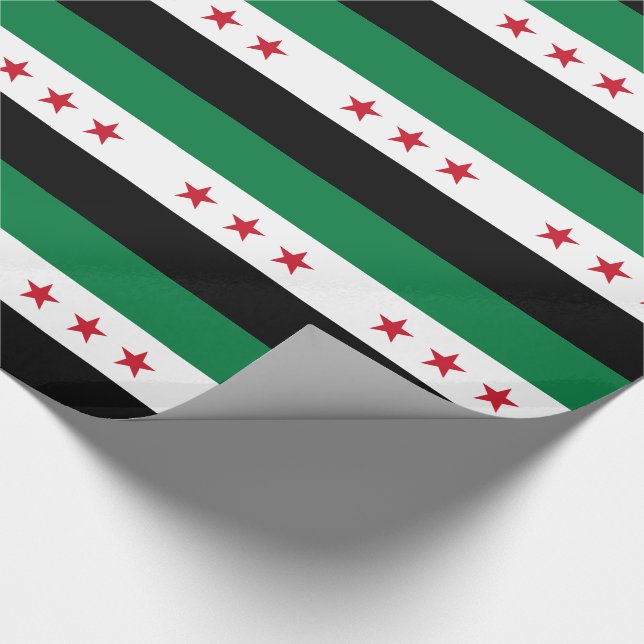 Syrische Flagge Geschenkpapier (Ecke)