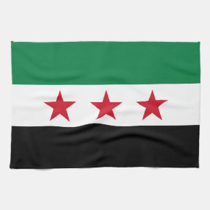Syrische Flagge Geschirrtuch