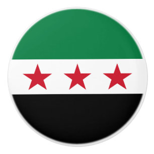 Syrische Flagge Keramikknauf