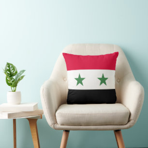 Syrische Flagge Kissen
