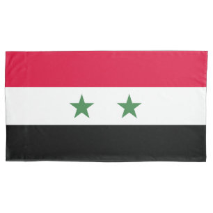 Syrische Flagge Kissenbezug