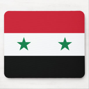 syrische Flagge Mousepad