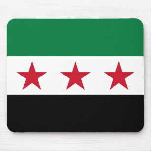 Syrische Flagge Mousepad