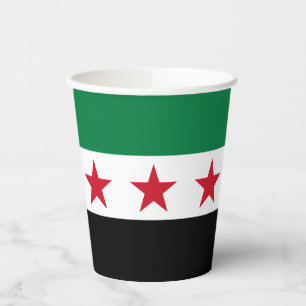 Syrische Flagge Pappbecher