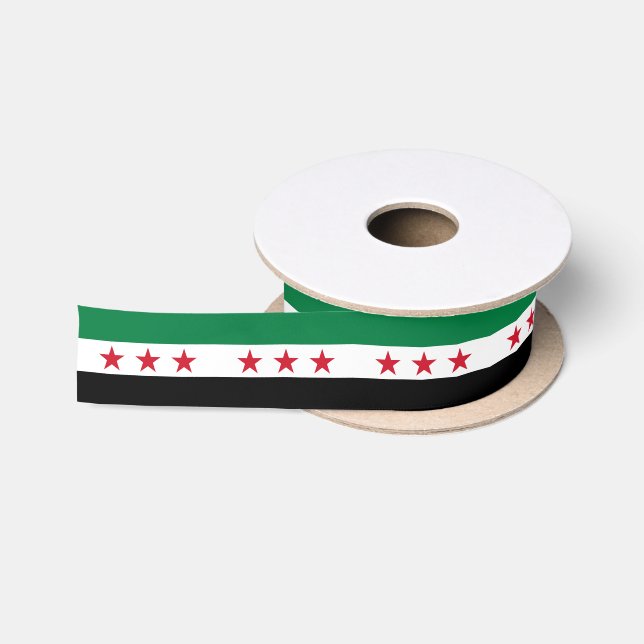 Syrische Flagge Satinband (Spule)