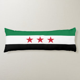 Syrische Flagge Seitenschläferkissen