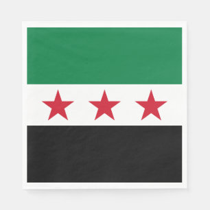 Syrische Flagge Serviette