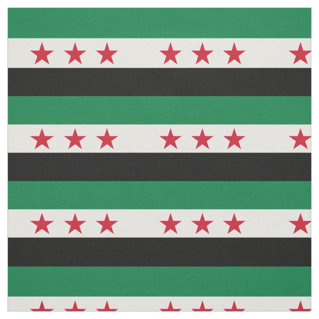 Syrische Flagge Stoff (Muster)