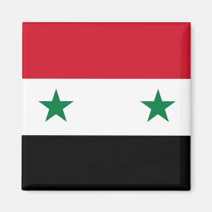 (Syrische) Flagge Syriens Magnet