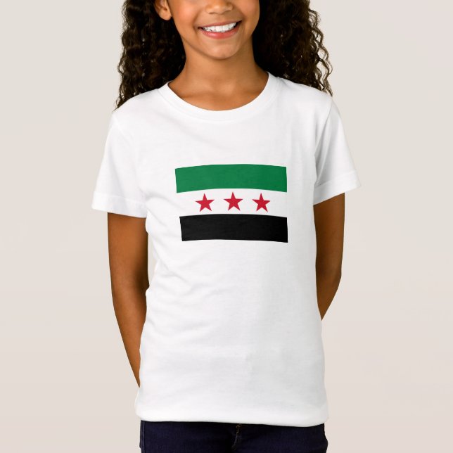 Syrische Flagge T-Shirt (Vorderseite)