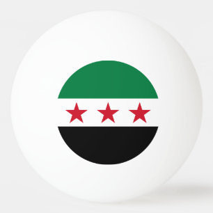Syrische Flagge Tischtennisball