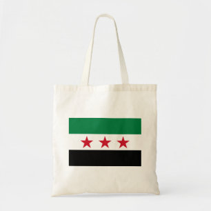 Syrische Flagge Tragetasche