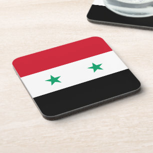 Syrische Flagge Untersetzer