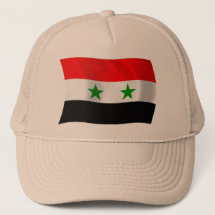 Syrische Flaggenmütze Truckerkappe