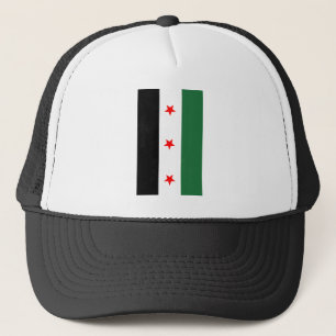 Syrische revolutionäre Flagge Truckerkappe