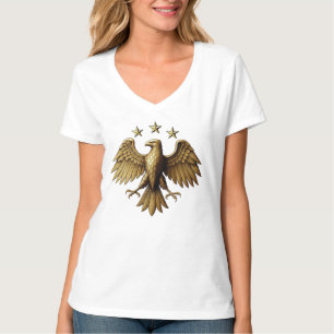 Syrisches modernes Identitätsadler-Emblem T-Shirt