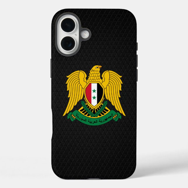 syrisches Wappen Case-Mate iPhone Hülle (Rückseite)