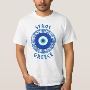 Syros, Griechenland - griechischer Eye-T - Shirt