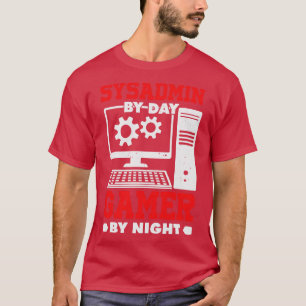 Sysadmin von Tag zu Nacht T-Shirt