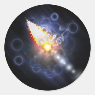 System 5 runder aufkleber