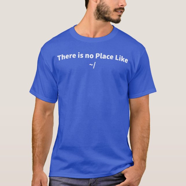 System Admin Computer Linu Geekhier ist kein Ort w T-Shirt (Vorderseite)
