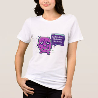 System Error: Motivation Not Found | Funny Glitch Tri-Blend Shirt