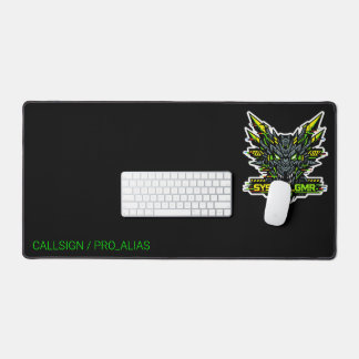SYSTEM GMR Cyber Dragon Glitch Gaming Schreibtisch Schreibtischunterlage