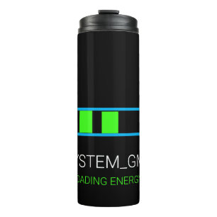System Gmr Neon Grün Lade Gaming Thermosbecher