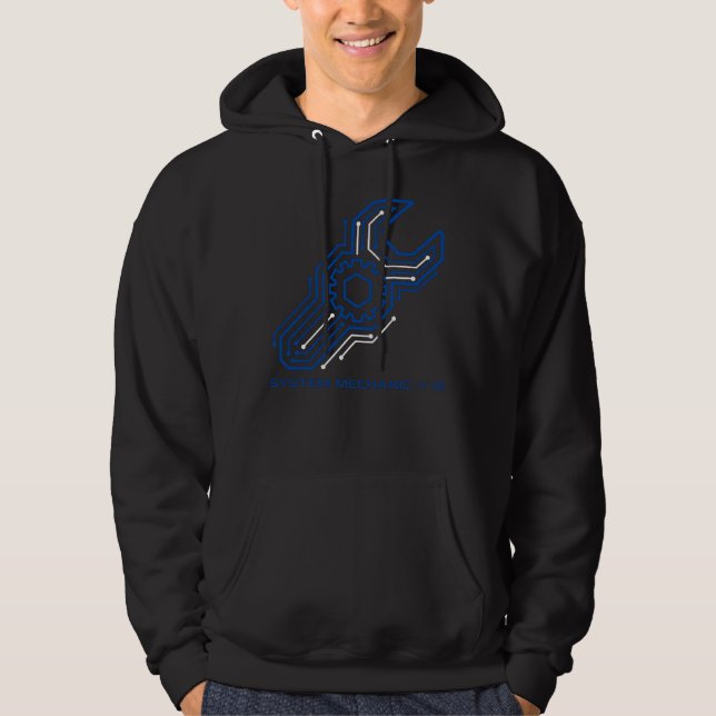 System Mechanic 01 Auto Tech Geschenk Schraubensch Hoodie (Vorderseite)