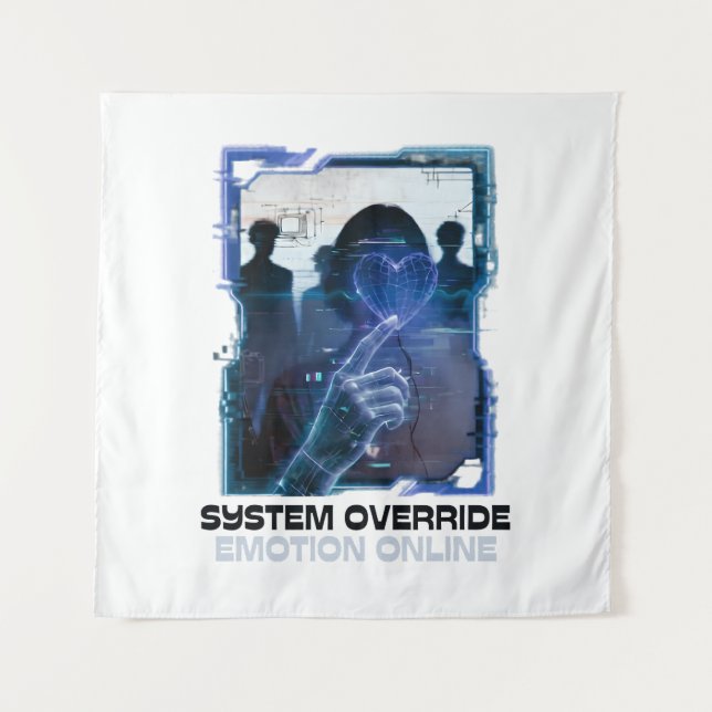 System Override: Emotion Online Wandteppich (Vorderseite)