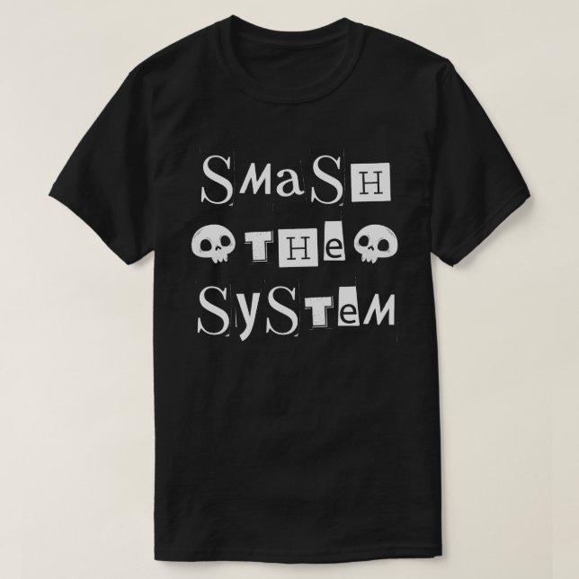 System zerstören T-Shirt (Design vorne)