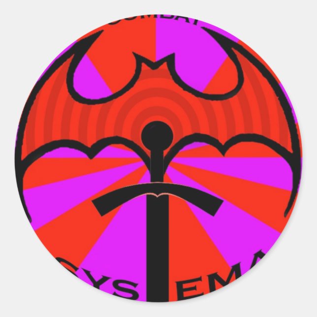 SYSTEMA LOGO RUNDER AUFKLEBER (Vorderseite)